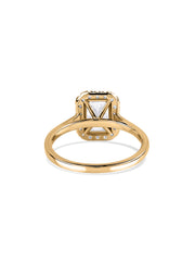 Radiant 1.5 Carat Halo Diamond Ring
