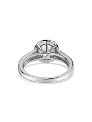 1.5 Carat Halo Lab Grown DIamond Ring