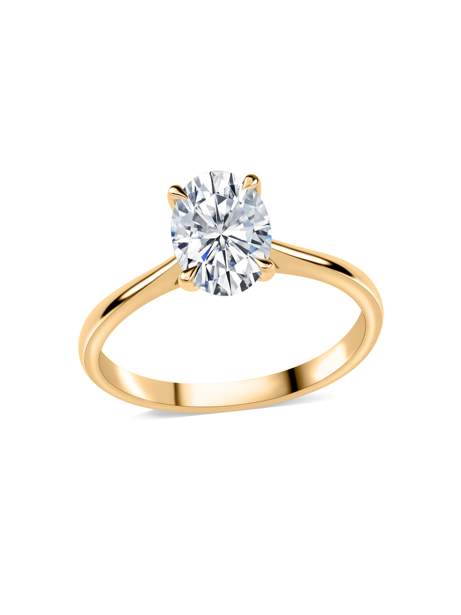 Luxury 1.5 Carat Lab Grown Diamond Soiltaire Ring