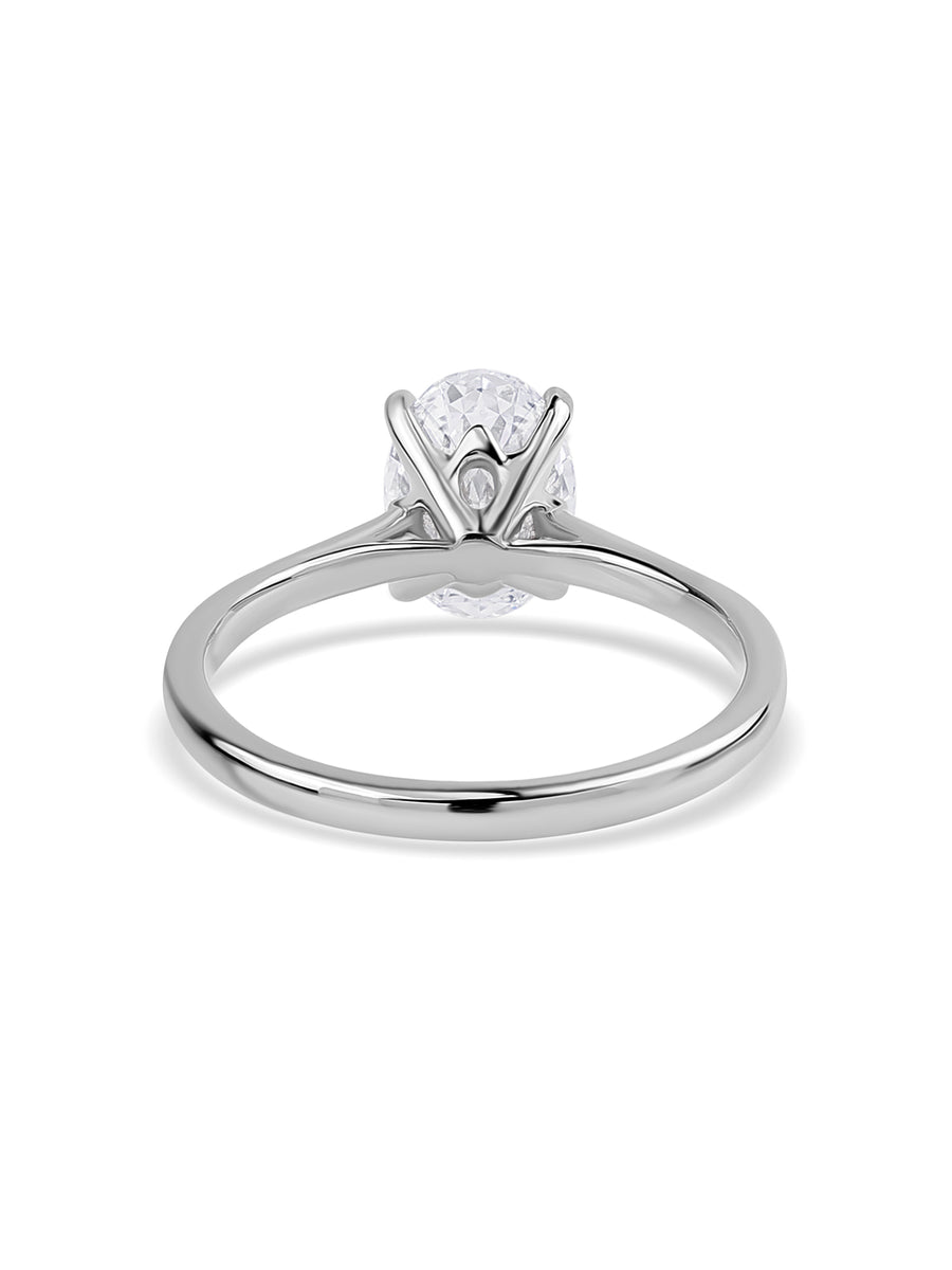 Luxury 1.5 Carat Lab Grown Diamond Soiltaire Ring