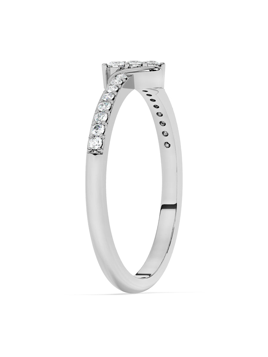 Lab Grown Engagement Diamond Ring In Gold