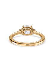 Lab Grown Diamond Cushion Cut Solitaire Ring