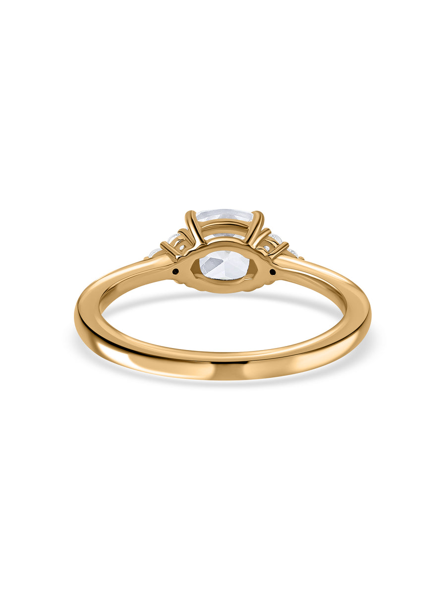 Lab Grown Diamond Cushion Cut Solitaire Ring