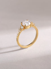 Glory Lab Grown Diamond Solitaire Gold Ring