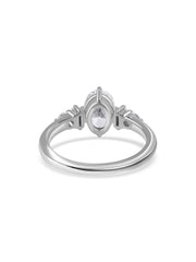 Luxe 1 Carat Lab Grown Diamond Oval Solitaire Ring