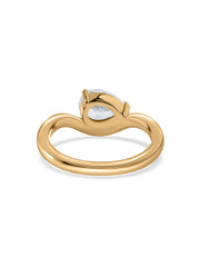 Sway 1 Carat Pear Lab Grown Diamond Solitaire Ring