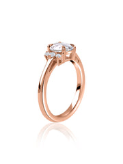 Lab Grown Diamond Solitaire Gold Ring