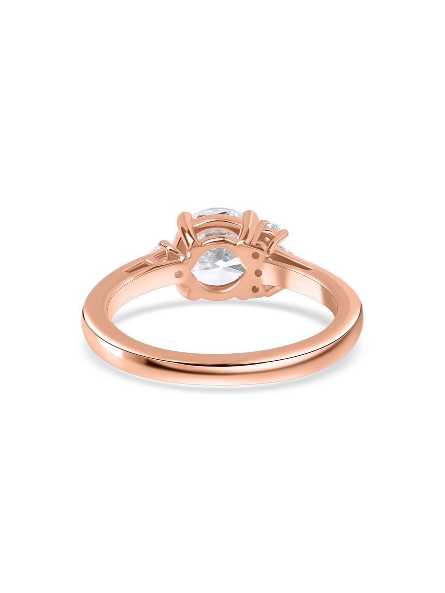 Lab Grown Diamond Solitaire Gold Ring