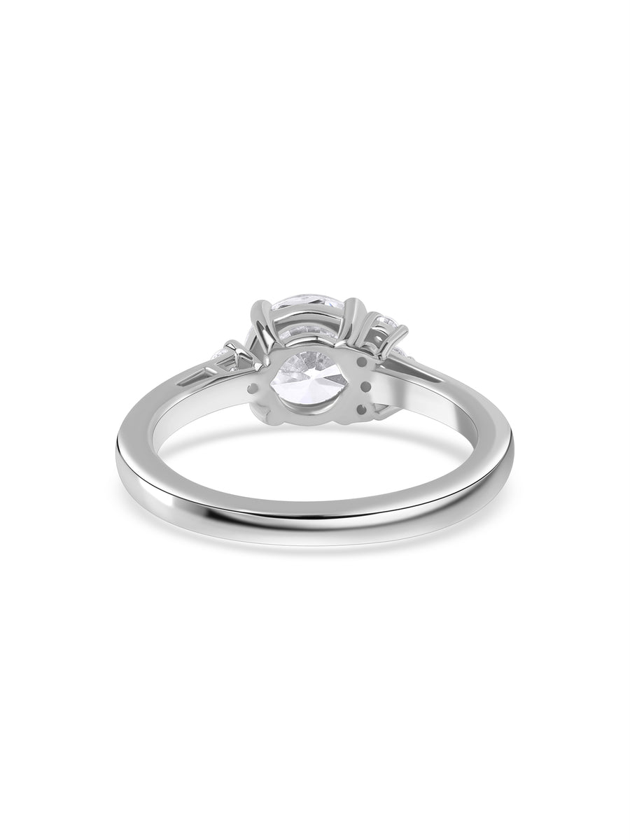 Lab Grown Diamond Solitaire Gold Ring