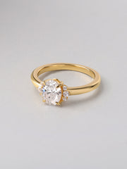 Gwen Oval Lab Grown Diamond Solitaire Ring
