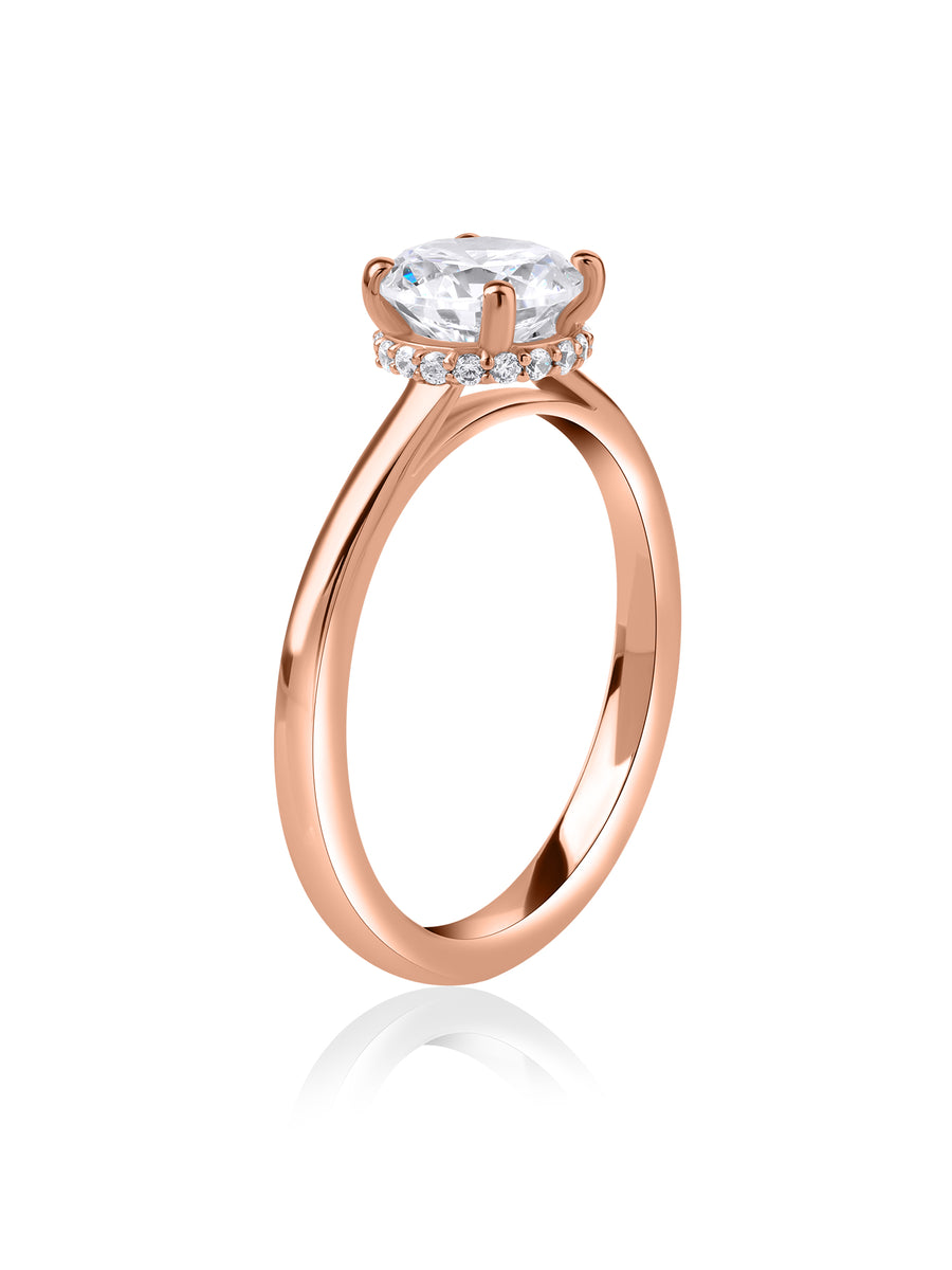 Celeste Crown Lab Grown Diamond Solitaire Ring