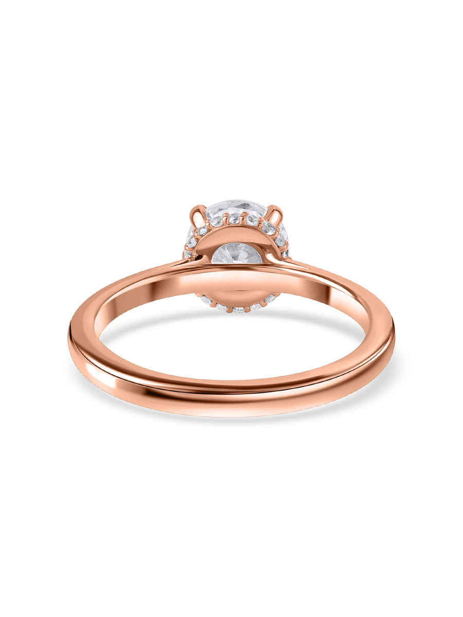 Celeste Crown Lab Grown Diamond Solitaire Ring