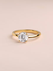 Celeste Crown Lab Grown Diamond Solitaire Ring