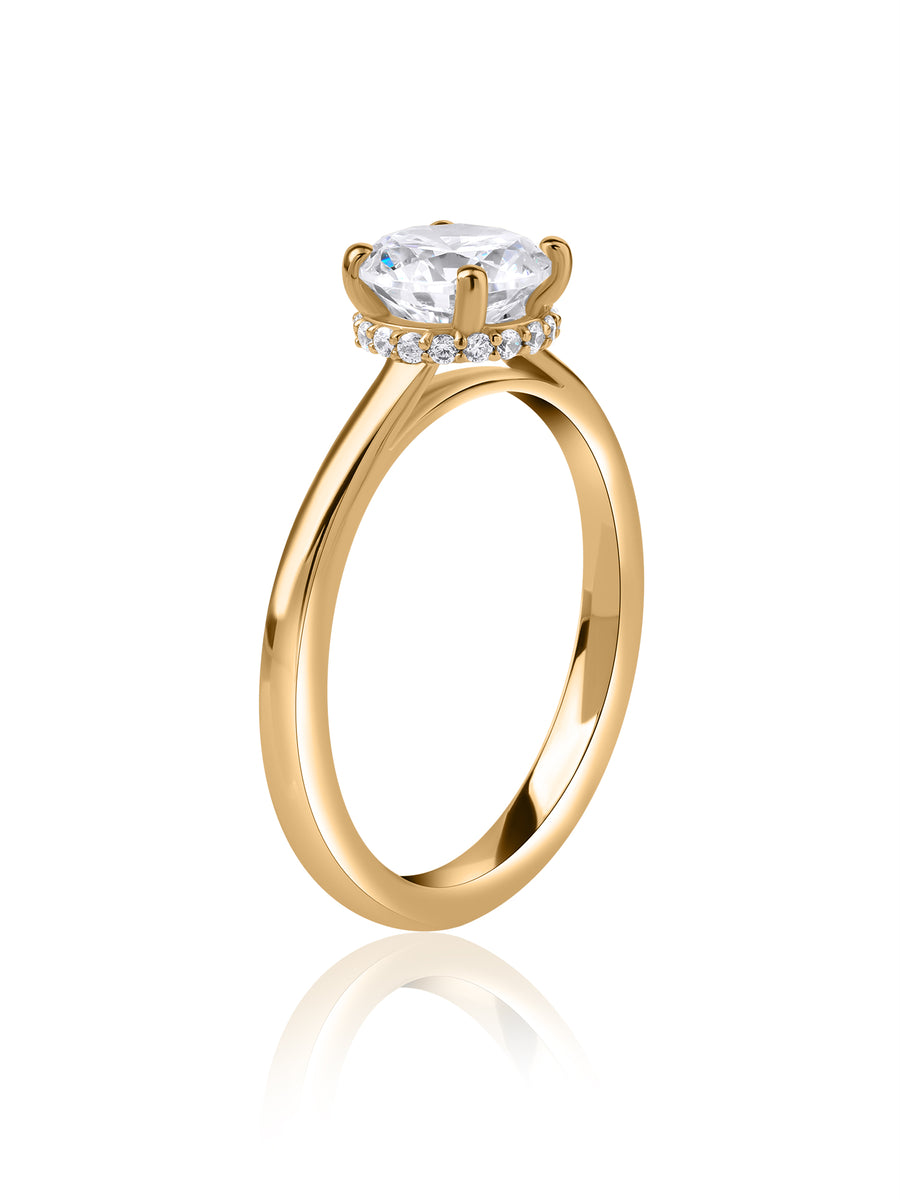 Celeste Crown Lab Grown Diamond Solitaire Ring