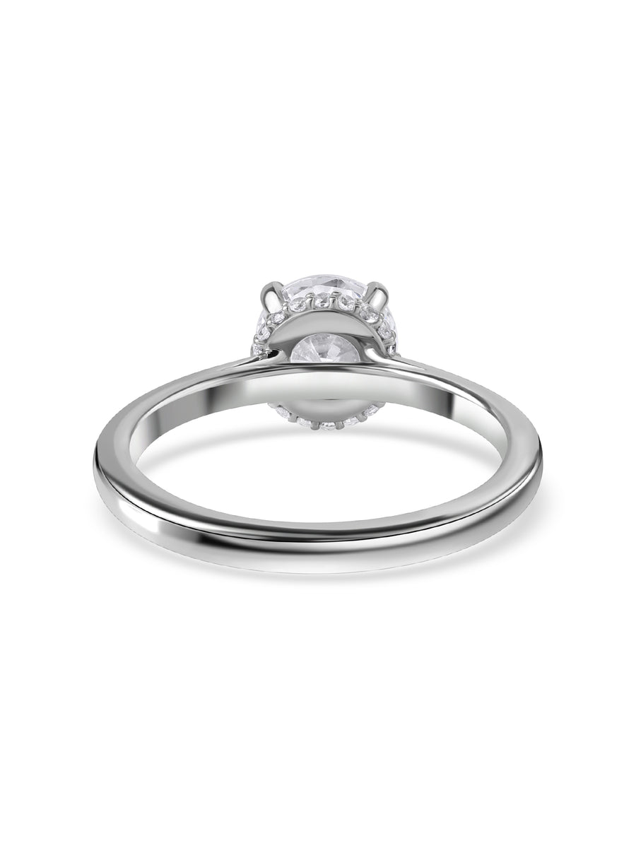 Celeste Crown Lab Grown Diamond Solitaire Ring