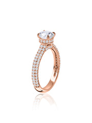 Rosalia Two-Tone Lab Grown Diamond Solitaire Ring