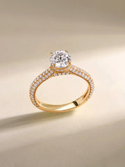 Rosalia Two-Tone Lab Grown Diamond Solitaire Ring