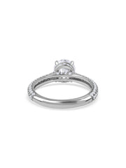 Rosalia Two-Tone Lab Grown Diamond Solitaire Ring