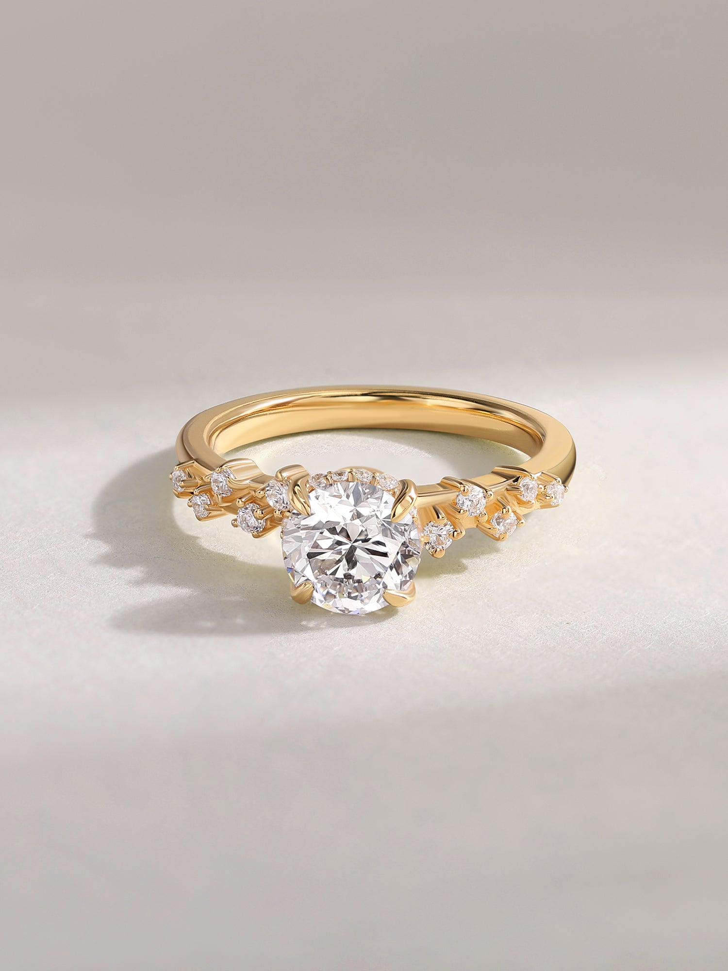 Lyra Trio Lab Grown Diamond Engagement Ring