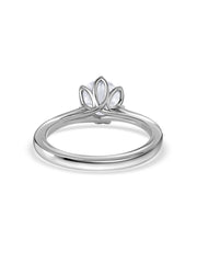 Twisted Shank Lab Grown Diamond Engagement Ring