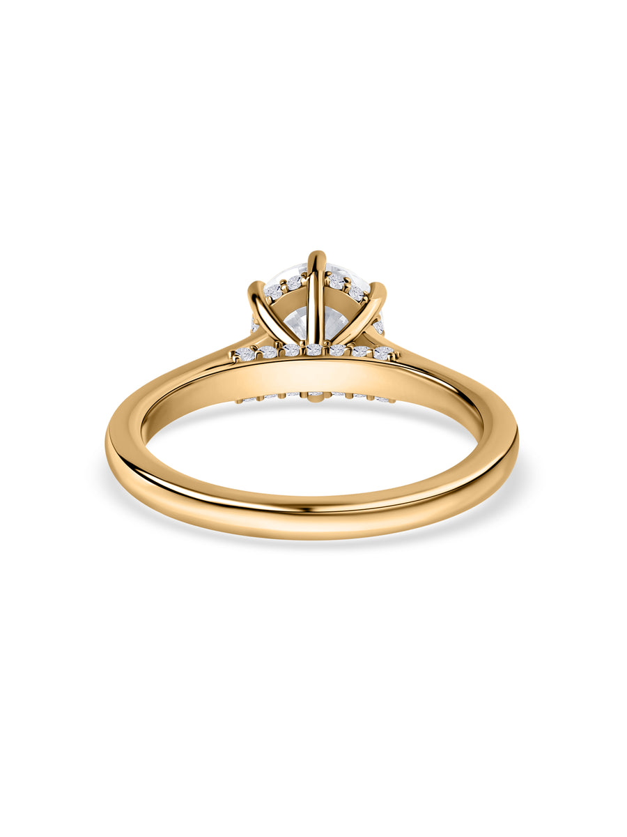 Diva Lab Diamond Solitaire Engagement Ring