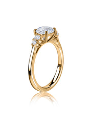Grace Round Lab Grown Diamond Solitaire Engagement Ring