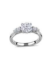Grace Round Lab Grown Diamond Solitaire Engagement Ring