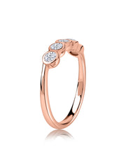 Modern Bezel-Set Lab Grown Diamond Ring