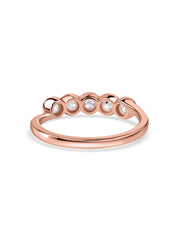 Modern Bezel-Set Lab Grown Diamond Ring