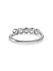 Modern Bezel-Set Lab Grown Diamond Ring