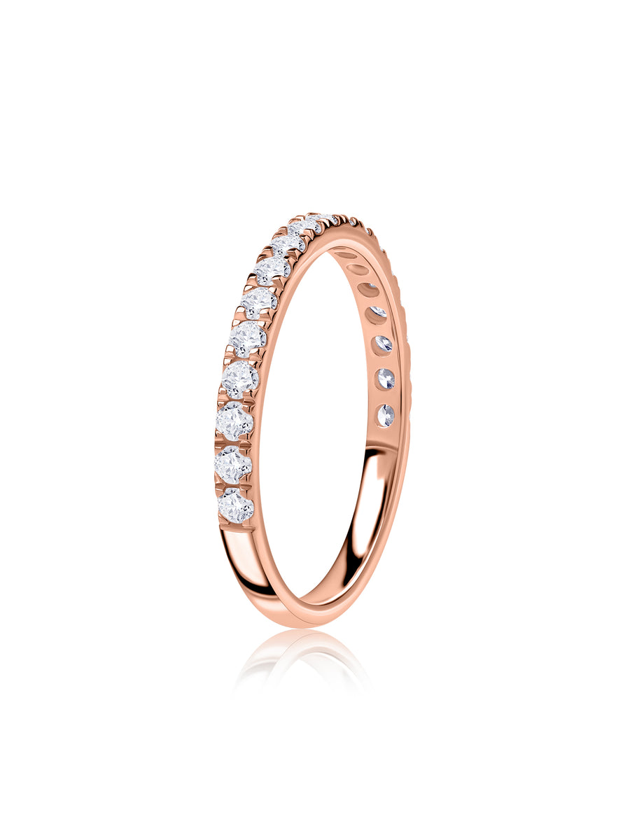 Delicate Lab Grown Diamond Band Ring