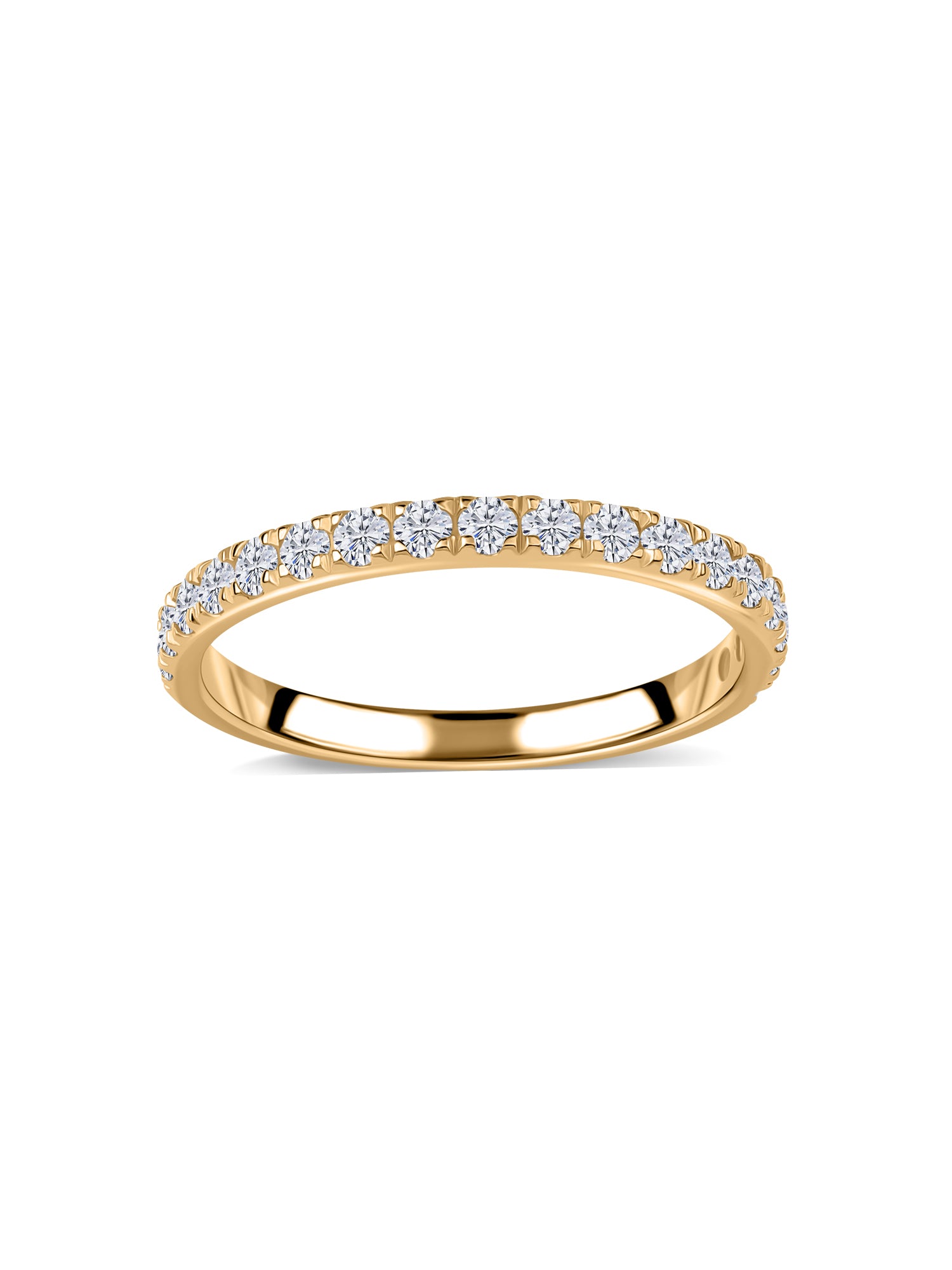 Delicate Lab Grown Diamond Band Ring