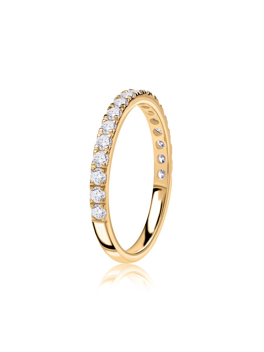 Delicate Lab Grown Diamond Band Ring