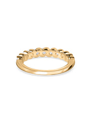 Elegant Semi-Bezel Lab Grown Diamond Band Ring