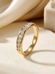 Lab Diamond Wedding Band Ring