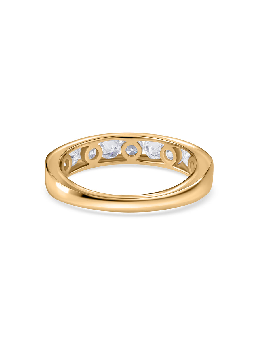 Lab Diamond Wedding Band Ring