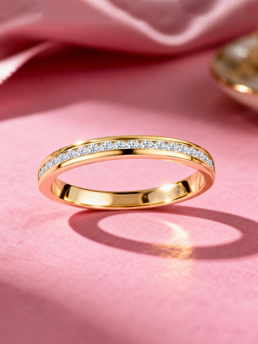 Lab Diamond Polished Band Ring