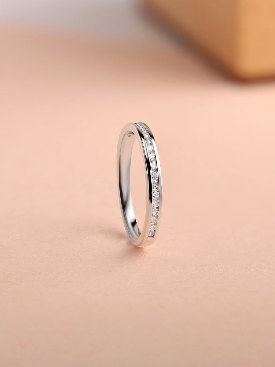 Lab Diamond Polished Band Ring