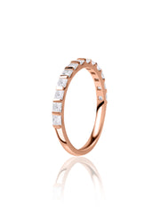 My Always Bar-Set Lab Diamond Band Ring