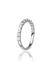 My Always Bar-Set Lab Diamond Band Ring