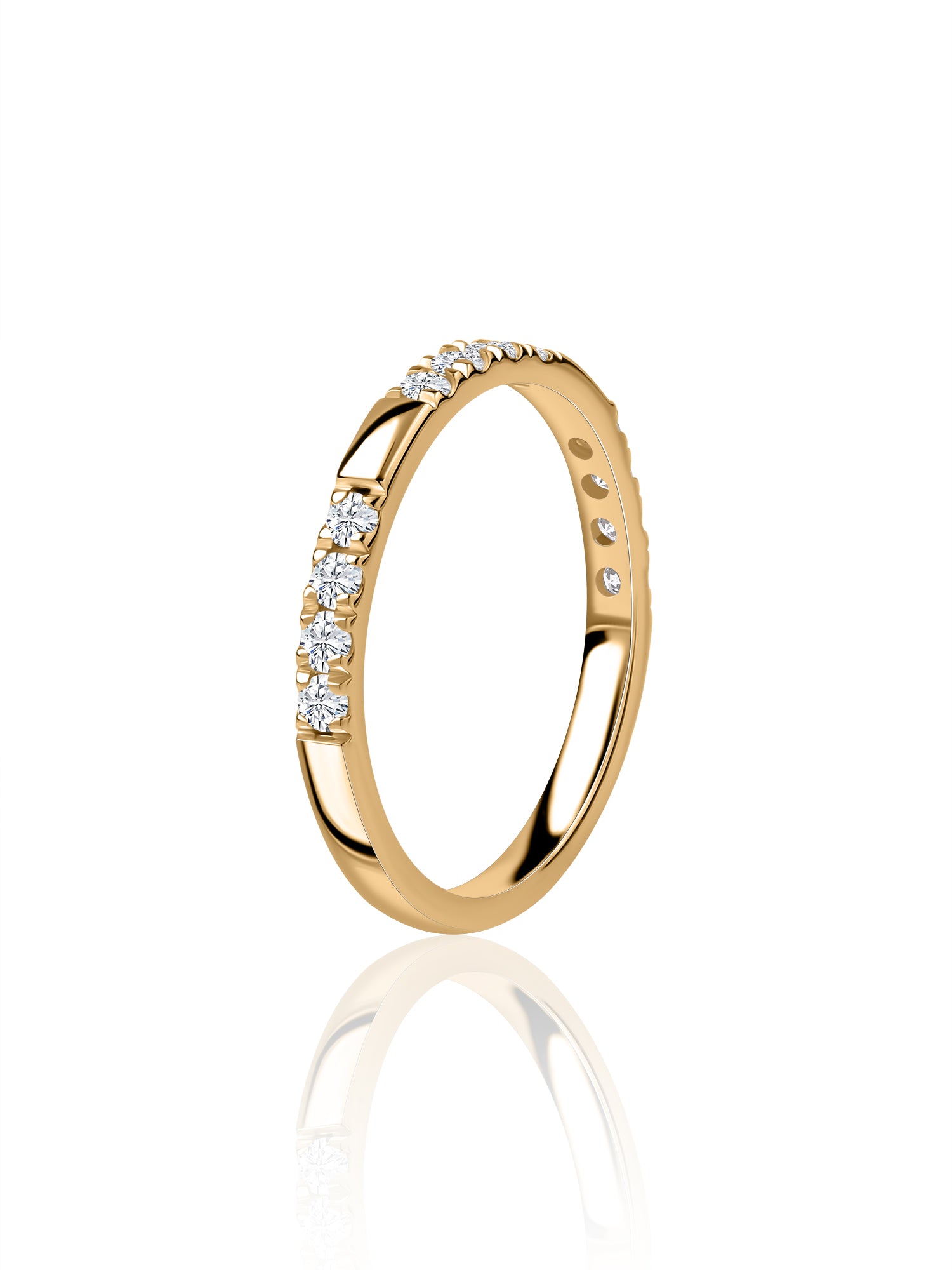Delicate Lab Grown Diamond Promise Band Ring