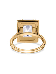 3 Carat Emerald Cut Solitaire Lab Diamond Ring