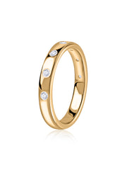 Orbit Lab Grown Diamond Accent Band Ring