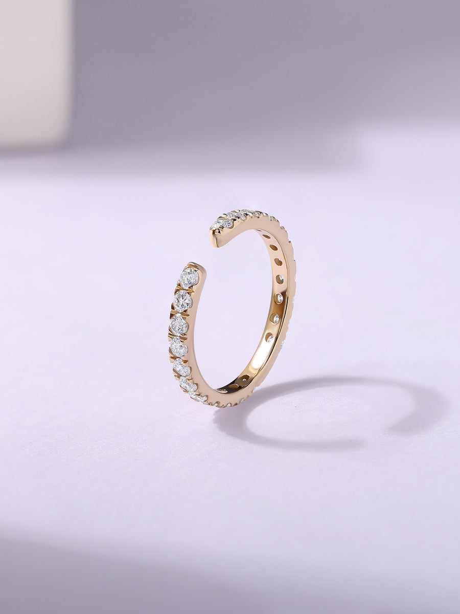Lab Grown Diamond Open Band Ring