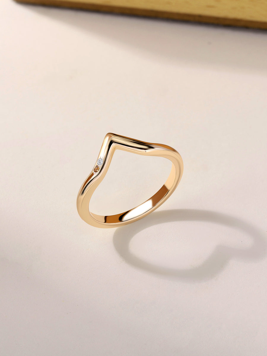 Dainty Gold Promise Ring