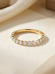 Lab Grown Diamond Half Eternity Band Ring