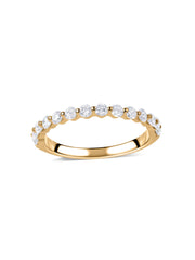 Lab Grown Diamond Half Eternity Band Ring