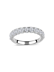 Lab Diamond Oval Wedding Band Ring