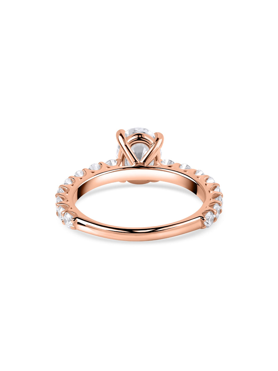 Classic Promise Lab Grown Diamond Solitaire Gold Ring