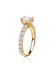 Classic Promise Lab Grown Diamond Solitaire Gold Ring